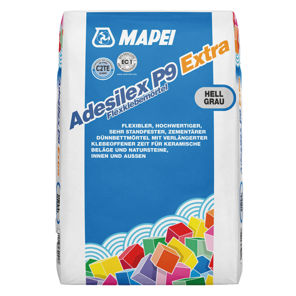 Adesilex P9 Extra Grau 25kg Sack
reg. Flexkleber bis Format 30x60
Lagerware