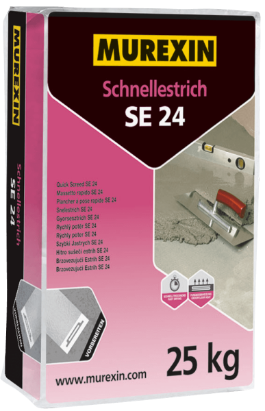 Schnellestrich SE24 25kg Sack
Lagerware